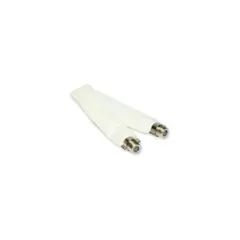 SAT Fensterdurchführung. Gesamtlänge inkl. Stecker 20cm. flexible Länge 15cm. weiß.