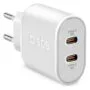 SBS Ladegert 2x USB-C PD 20W wei