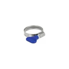 Schlauchschelle Edelstahl 400 SS mit Flügelmutter 25 - 40 mm 5 Stück blau