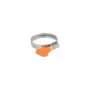 Schlauchschelle Edelstahl 400 SS mit Flügelmutter 30 - 45 mm 5 Stück orange