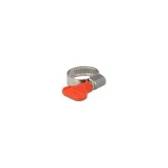 Schlauchschelle mit Flügelmutter 16 - 25 mm 10 Stück rot