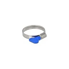 Schlauchschelle mit Flügelmutter 32 - 50 mm 10 Stück blau
