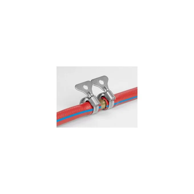 Schlauchschelle mit Flügelmutter 40 - 60 mm 10 Stück Metall — image 2