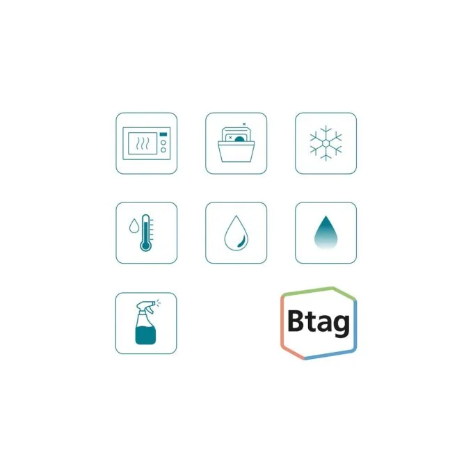 Schriftband Brother 12mmx4m weiß transparent BTAG-135 — image 2