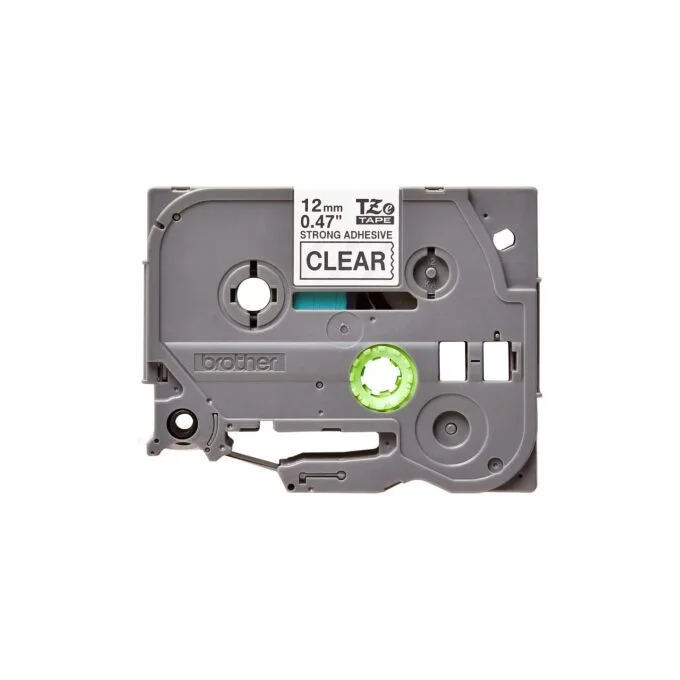 Schriftbandkassette Brother 12mm farblos schwarz TZES131 — image 2
