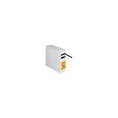 Schrumpfschlauch Box. mit Innenkleber. Schrumpfungsrate 3:1. 5 m x 4.8 mm schwarz