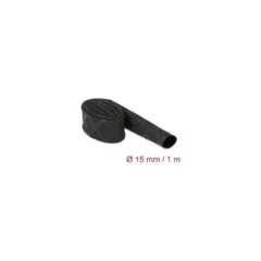 Schrumpfschlauch X-Muster rutschfest 1 m x 15 mm schwarz