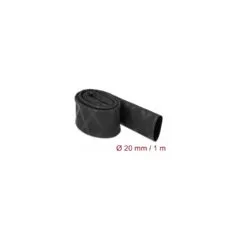 Schrumpfschlauch X-Muster rutschfest 1 m x 20 mm schwarz
