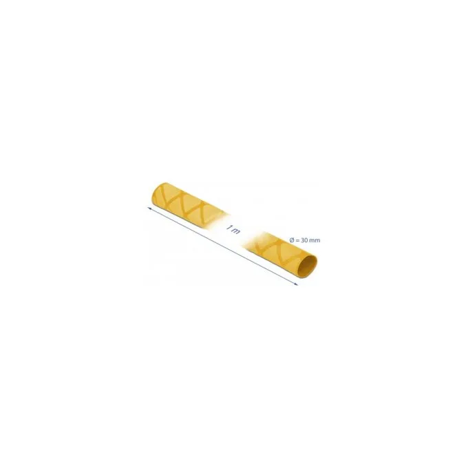 Schrumpfschlauch X-Muster rutschfest 1 m x 30 mm gelb — image 2
