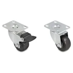 Schwerlast Lenkrolle Ø 50 mm Tragkraft bis 400 kg Set 2 x 2 Stück
