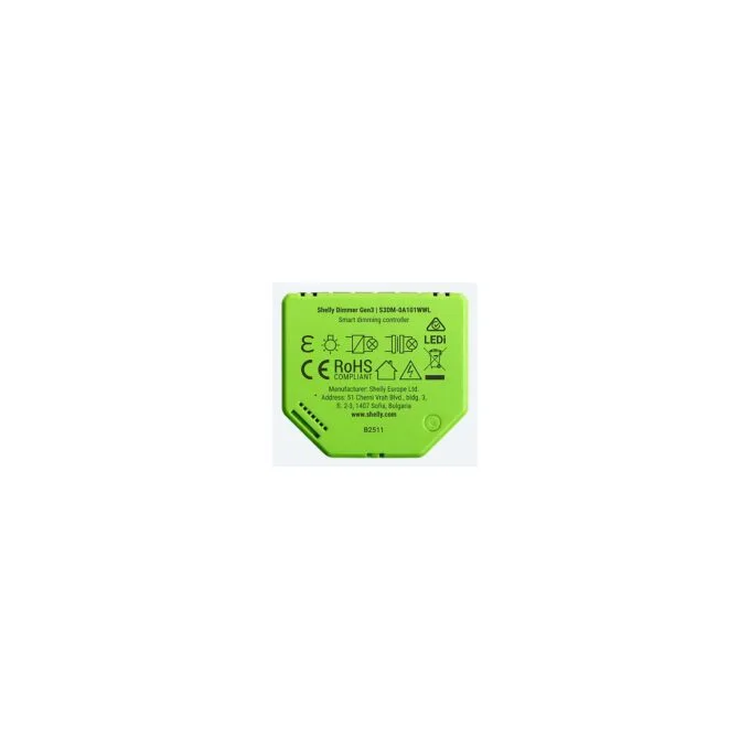 Shelly Relais 'Dimmer Gen3' LED Lichtcontroller Messfunktion Unterputz — image 3