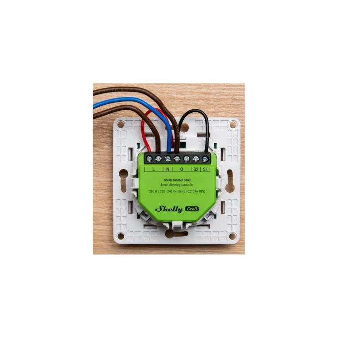 Shelly Relais 'Dimmer Gen3' LED Lichtcontroller Messfunktion Unterputz — image 4