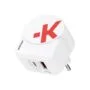 Skross Euro USB Charger A C 65PD mit USB-C Kabel