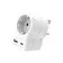 SKROSS Länderstecker Europe to UK USB AC20PD wei