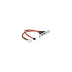 Slotblech mit 1 x SATA 22 Pin Stecker extern