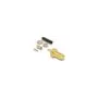 SMA Buchse zum Crimpen RG-174 RG-316 mit passendem Schrumpfschlauch