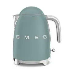 SMEG KLF03EGMEU Wasserkocher Smaragdgrün, sthetik im Stil der 50er Jahre