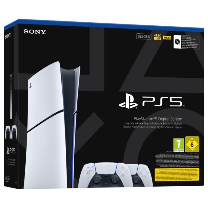 Sony Playstation 5 Slim Digital 825GB + 2 Controller — image 3
