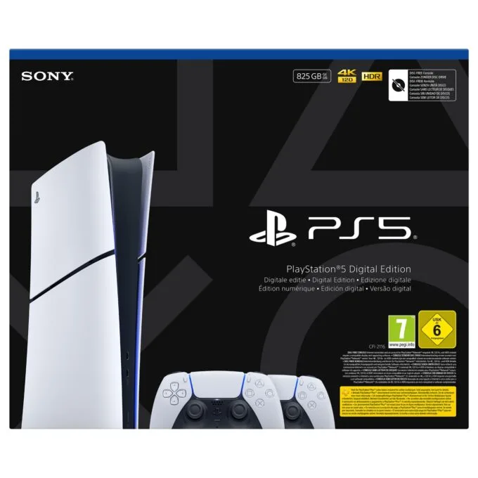 Sony Playstation 5 Slim Digital 825GB + 2 Controller — image 4