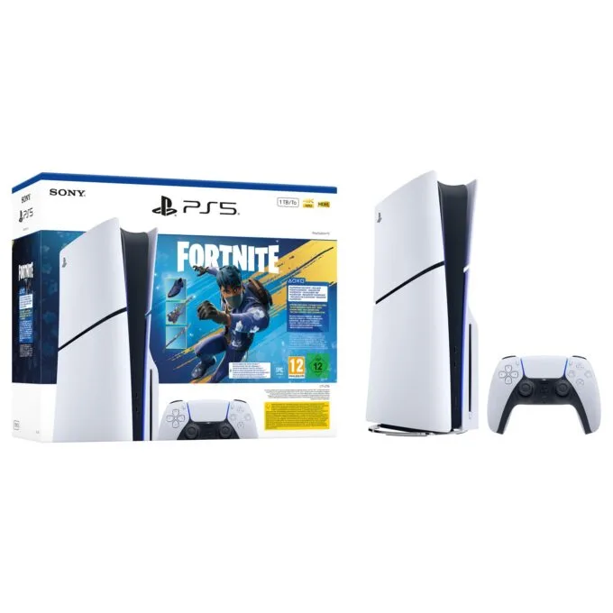 Sony PlayStation 5 Slim Disc + Fortnite Flowering Chaos . 1TB — image 3