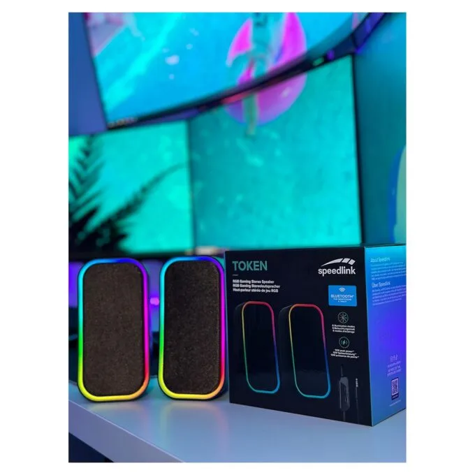 Speedlink Gaming Lautsprecher TOKEN RGB. Stereo. schwarz retail — image 9