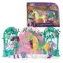 Spinmaster Unicorn Academy - Ava & Einhorn Leaf Stall Spielset mit Farbwechseleffekt