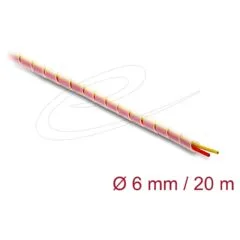 Spiralschlauch Silikon 6 mm Durchmesser 20 m transparent