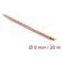 Spiralschlauch Silikon 8 mm Durchmesser 20 m transparent