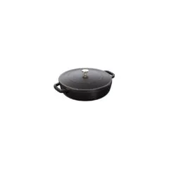 Staub Brter Chistera 28 cm schwarz, Gusseisen