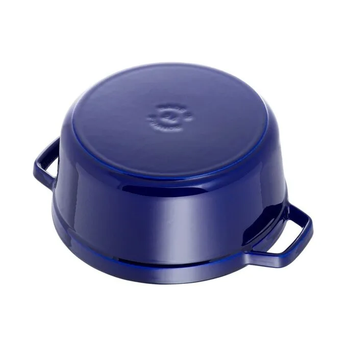 Staub La Cocotte 24cm rund dunkelblau. Gusseisen — image 3