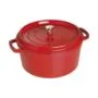 Staub La Cocotte 28cm rund, Kirsch-rot, Gusseisen