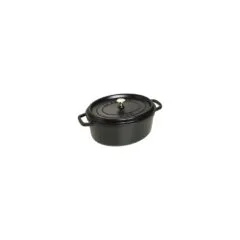 Staub La Cocotte 31cm oval. schwarz. Gusseisen