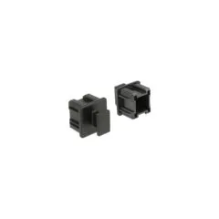 Staubschutz für Mini SAS HD SFF 8644 Buchse mit Griff 10 Stück schwarz