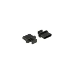 Staubschutz für USB Type-CTM Buchse mit Griff 10 Stück schwarz