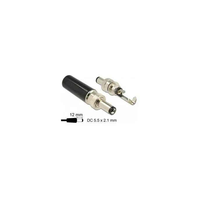 Steckverbinder DC 5.5 x 2.1 mm mit Länge 12.0 mm Hohlstecker Lötversion — image 5