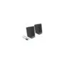 Stereo 2.0 PC Lautsprecher mit 3.5 mm Klinkenstecker und USB Stromversorgung