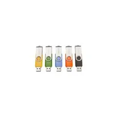 STICK 5er-Pack Intenso Basic Line Typ-A USB STICK 64GB Swivel, bis zu 28 MB s, USB 2.0