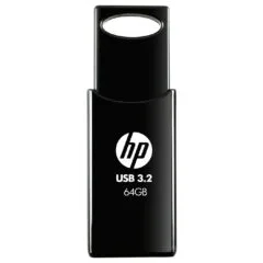 STICK HP 64GB 712w Black USB 3.2 Flash Drive