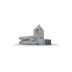 STICK LINDY USB Typ A Portschlösser 4xBlau mit Schlüssel