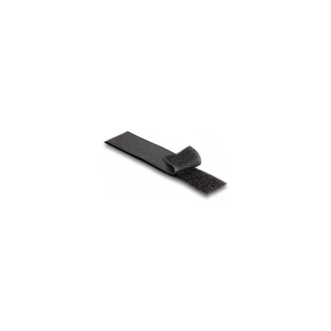 Strapazierfähiges Klettband mit Haft- und Flauschband L 15 m x B 25 mm schwarz — image 3