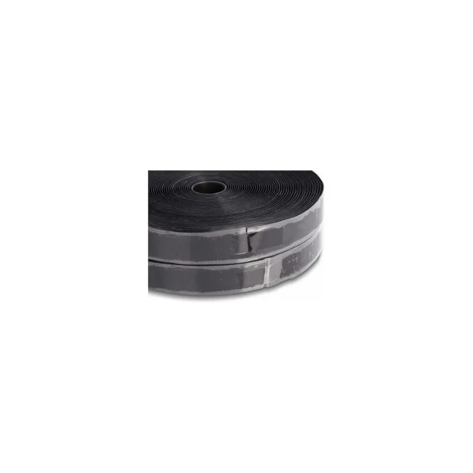 Strapazierfähiges Klettband selbstklebend mit Haft- und Flauschband L 15 m x B 25 mm schwarz — image 3