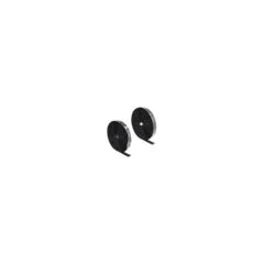Strapazierfähiges Klettband selbstklebend mit Haft- und Flauschband L 15 m x B 25 mm schwarz