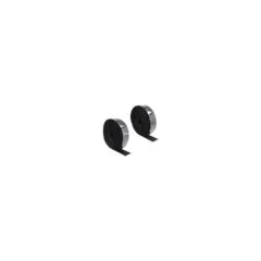 Strapazierfähiges Klettband selbstklebend mit Haft- und Flauschband L 15 m x B 50 mm schwarz