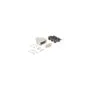 Sub-D Steckergehäuse 15 Pin aus Metall inklusive Steckerverbinder Stecker und Montagematerial