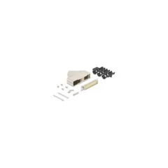 Sub-D Steckergehäuse 37 Pin aus Metall inklusive Steckerverbinder Stecker und Montagematerial
