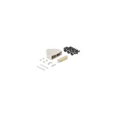 Sub-D Steckergehäuse 44 Pin aus Metall inklusive Steckerverbinder Stecker und Montagematerial