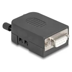 Sub-D Steckergehäuse 9 Pin Seriell aus Kunststoff inklusive Terminalblock Steckerverbinder Buchse für RS-232 RS-485 C...