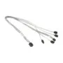 Supermicro MiniSAS HD to 4 SATA 50 50 60 70cm Cable