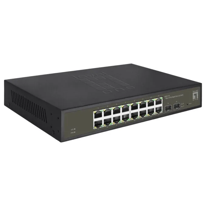 Switch 16x GE GES-2118 2xGSFP 19' Hilbert — image 4