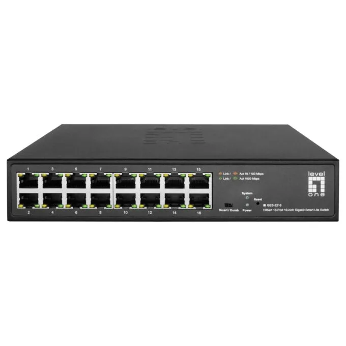 Switch 16x GE GES-2216 Hilbert 10' — image 1